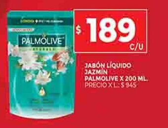 Supermercados DIA Jabon Liquido Jazmin Palmolive x 200 ML oferta