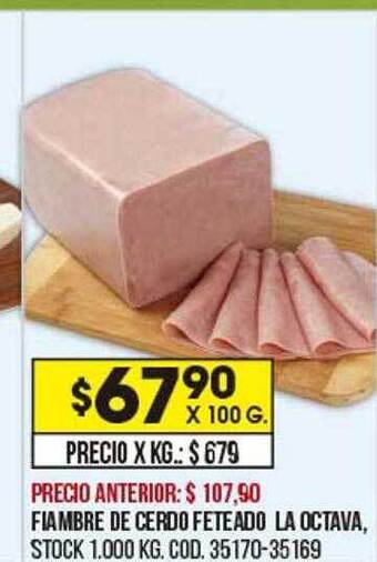 Coto Fiambre de cerdo feteado la octava oferta