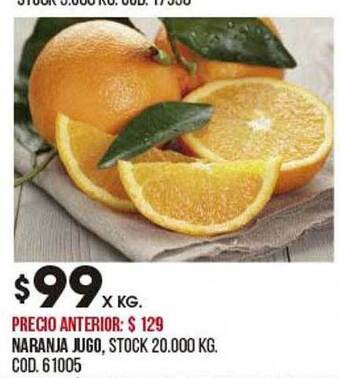 Coto Naranja jugo oferta