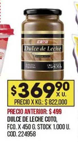 Coto Dulce de leche coto oferta