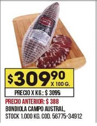 Coto Bondiola campo austral oferta