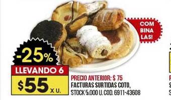 Coto Facturas surtidas coto oferta