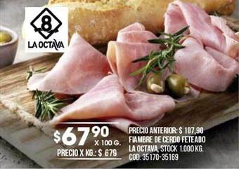 Coto Fiambre de cerdo feteado la octava oferta