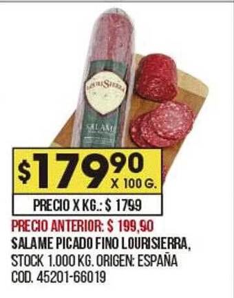 Coto Salame picado fino lourisierra oferta