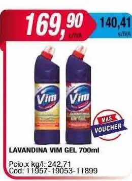 Maxiconsumo Lavandaina vim gel 700ml oferta