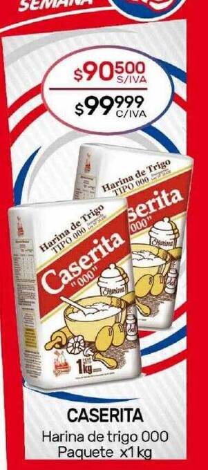 Nini Mayorista Caserita harina de trigo oferta