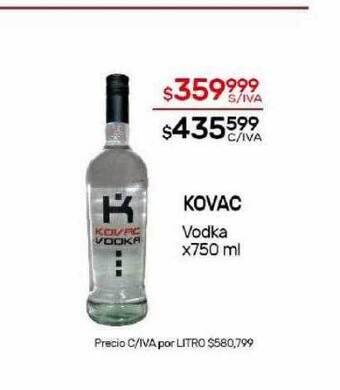 Nini Mayorista Kovac vodka oferta