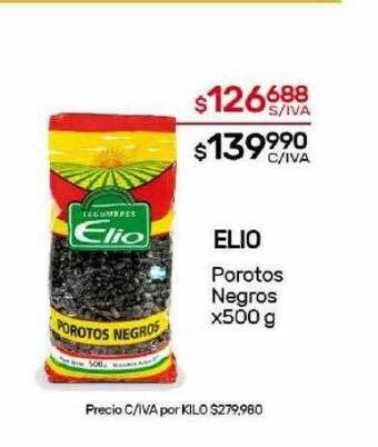 Nini Mayorista Elio porotos negros oferta