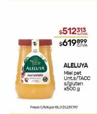 Nini Mayorista Aleluya miel pet unt s tacc s gluten oferta
