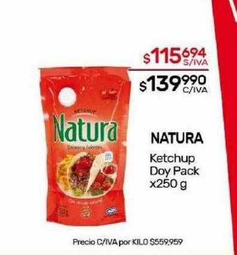 Nini Mayorista Natura ketchup doy pack oferta