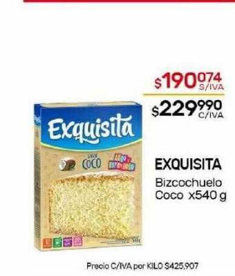 Nini Mayorista Exquisita bizcochuelo coco oferta