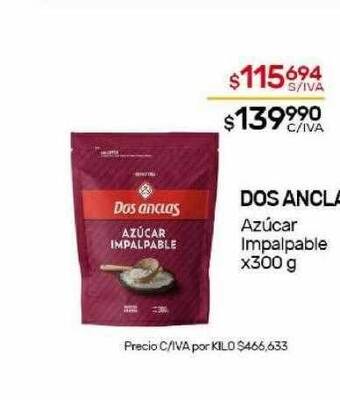 Nini Mayorista Dos anclas azucar impalpable oferta