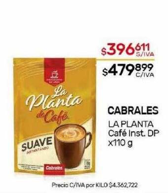 Nini Mayorista Cabrales la planta café inst dp oferta