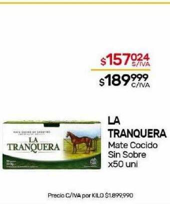 Nini Mayorista La tranquera mate cocido sin sobre oferta