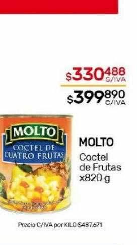 Nini Mayorista Molto coctel de frutas oferta