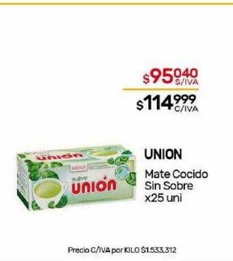 Nini Mayorista Union mate cocido sin sobre oferta