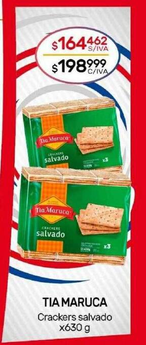 Nini Mayorista Tia maruca crackers salvado oferta