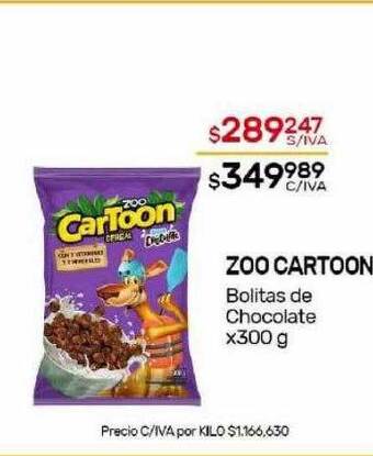 Nini Mayorista Zoo cartoon bolitas de chocolate oferta