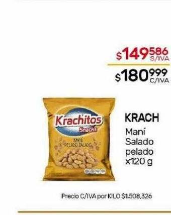 Nini Mayorista Krach mani salado pelado oferta