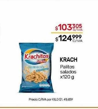 Nini Mayorista Krach palitos salados oferta