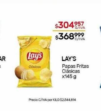 Nini Mayorista Lay's papas fritas clásicas oferta