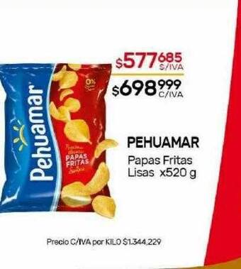 Nini Mayorista Pehuamar papas fritas lisas oferta