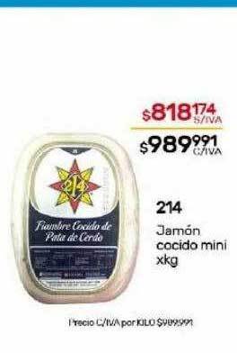 Nini Mayorista 214 jamón cocido mini oferta