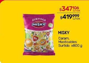 Nini Mayorista Misky caram masticables surtido oferta