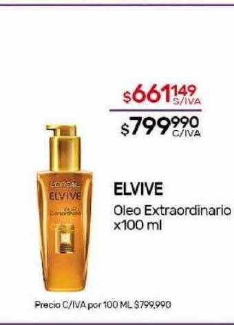 Nini Mayorista Elvive oleo extraordinario oferta