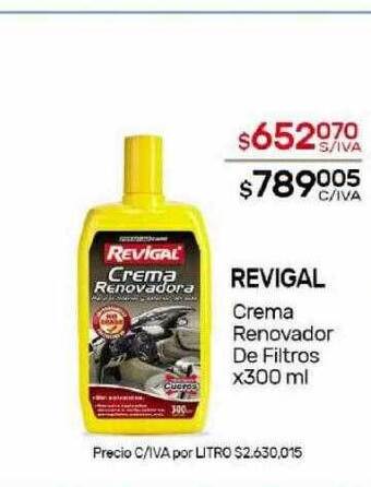 Nini Mayorista Revigal crema renovador de filtros oferta