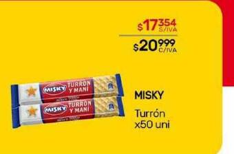 Nini Mayorista Misky turrón oferta