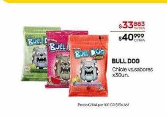 Nini Mayorista Bull dog chicle vs sabores oferta