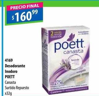Micropack Desodorante inodoro poett oferta