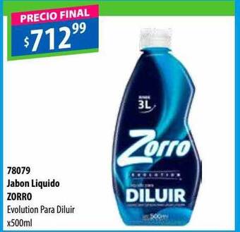 Micropack Jabon liquido zorro oferta
