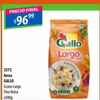 Micropack Arroz gallo grano largo fino bolsa oferta