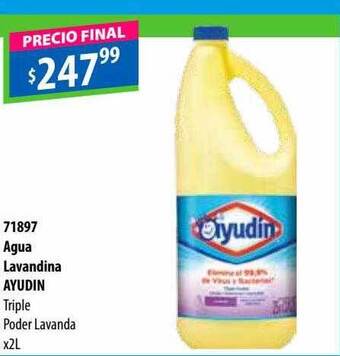 Micropack Agua lavandina ayudin triple poder lavanda oferta
