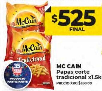 Supermayorista Vital Mc cain papas corte tradicional oferta