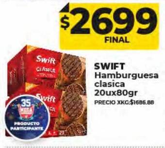 Supermayorista Vital Swift hamburguesa clasica oferta