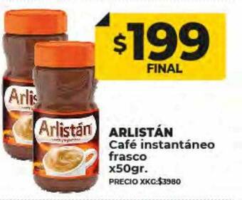 Supermayorista Vital Arlistán café instantáneo frasco oferta
