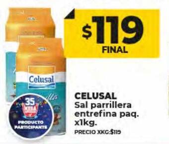 Supermayorista Vital Celusal sal parrillera entrefina paq oferta