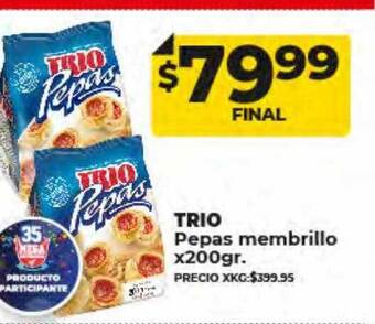 Supermayorista Vital Trio pepas membrillo oferta