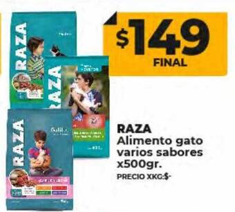 Supermayorista Vital Raza alimento gato varios sabores oferta