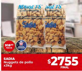 Supermayorista Vital Sadia nuggets de pollo oferta
