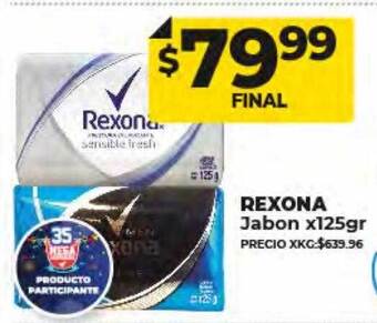 Supermayorista Vital Rexona jabon oferta