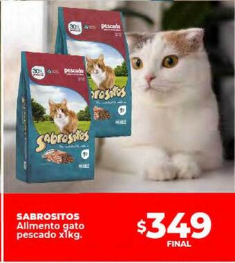 Supermayorista Vital Sabrositos alimento gato pescado oferta