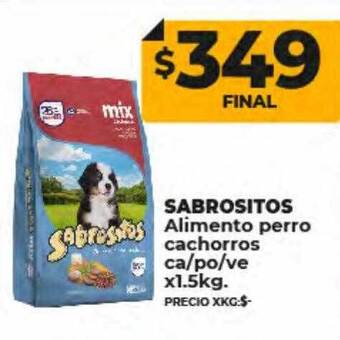 Supermayorista Vital Sabrositos alimento perro cachorros ca po ve oferta