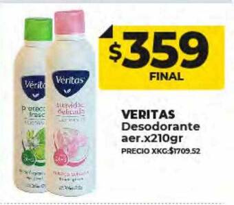 Supermayorista Vital Veritas desodorante aer oferta