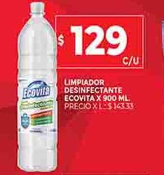 Supermercados DIA Limpiador Desinfectante Ecovita x 900 ML oferta