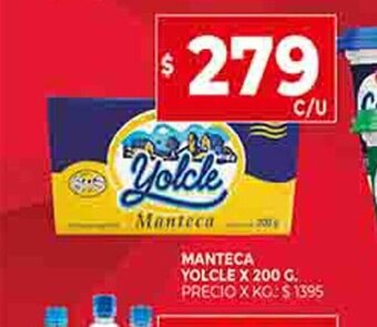 Supermercados DIA Manteca Yolcle x 200 G oferta