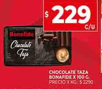Supermercados DIA Chocolate Taza bonafide x 100 g oferta
